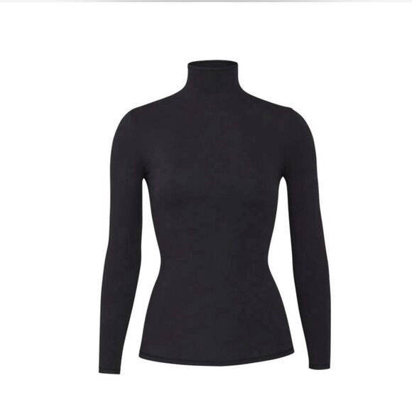 NWT SKIMS SOFT SMOOTHING SEAMLESS TURTLENECK TOP - Size M | Eclipse - Picture 4 of 5